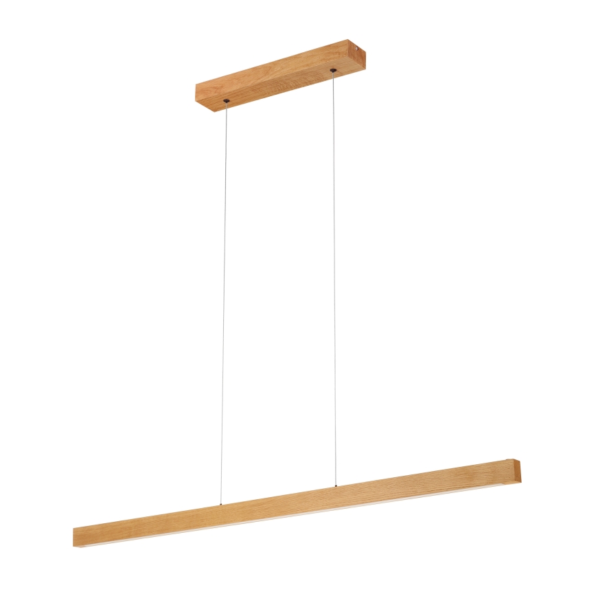 Suspension LED sur câble VERDE LED/18W/230V 3000K 106 cm chêne