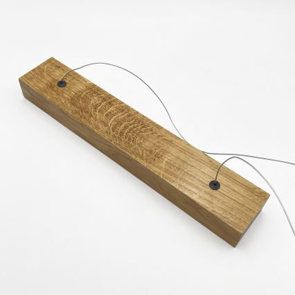 Suspension LED sur câble VERDE LED/18W/230V 3000K 106 cm chêne