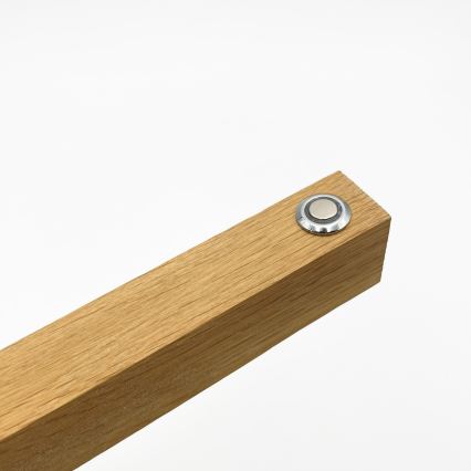 Suspension LED sur câble VERDE LED/18W/230V 3000K 106 cm chêne