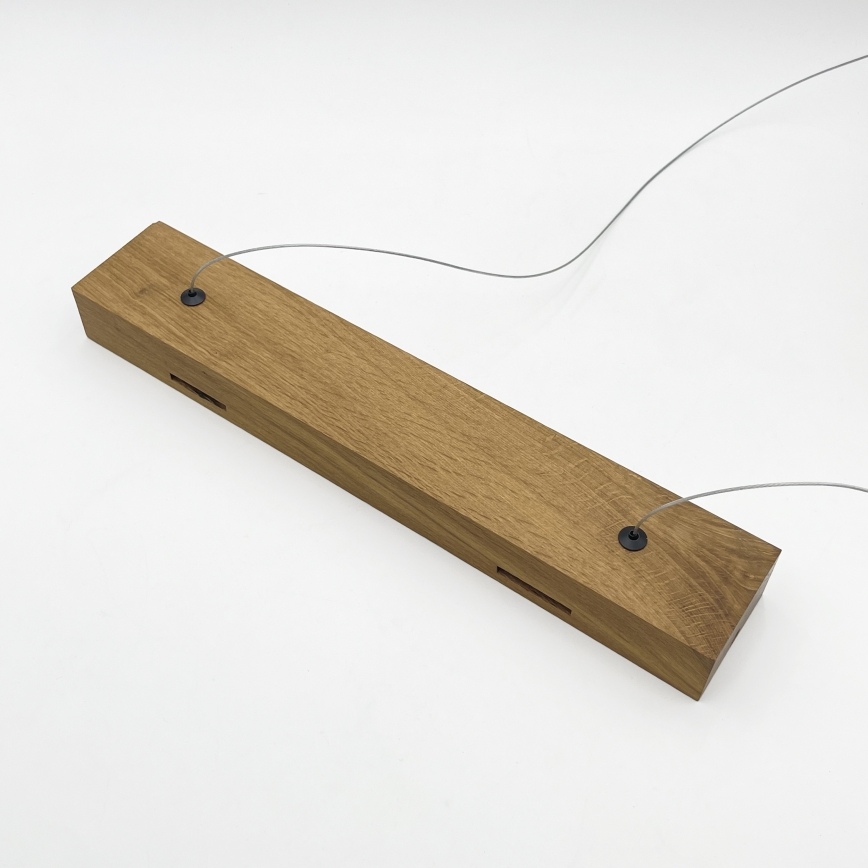 Suspension LED sur câble VERDE LED/18W/230V 3000K 76 cm chêne
