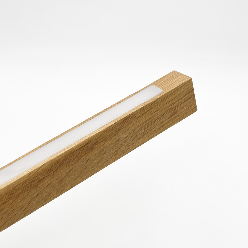 Suspension LED sur câble VERDE LED/18W/230V 3000K 76 cm chêne