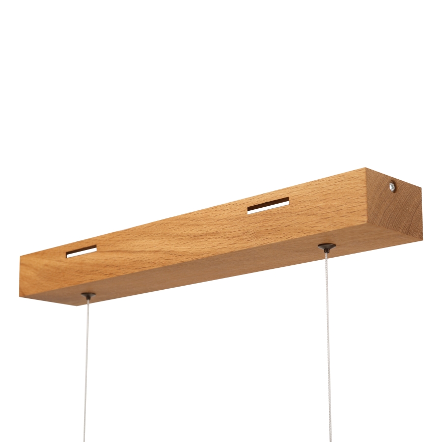 Suspension LED sur câble VERDE LED/18W/230V 3000K 76 cm chêne