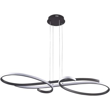 Suspension LED sur câble VIOLIN LED/40W/230V noire