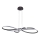 Suspension LED sur câble VIOLIN LED/40W/230V noire