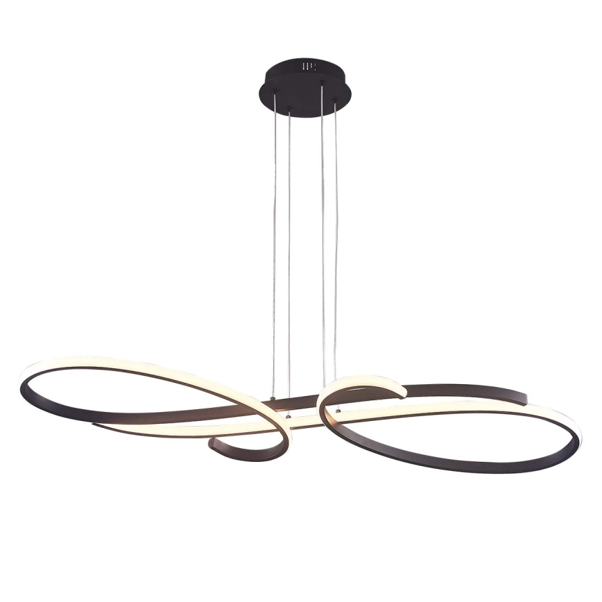 Suspension LED sur câble VIOLIN LED/40W/230V noire
