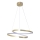 Suspension LED sur câble ZEFIRA LED/40W/230V 4000K Ø 50 cm dorée