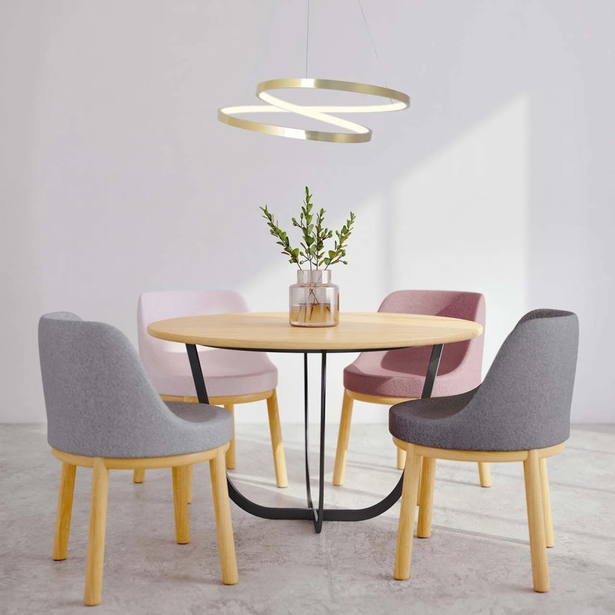 Suspension LED sur câble ZEFIRA LED/40W/230V 4000K Ø 50 cm dorée