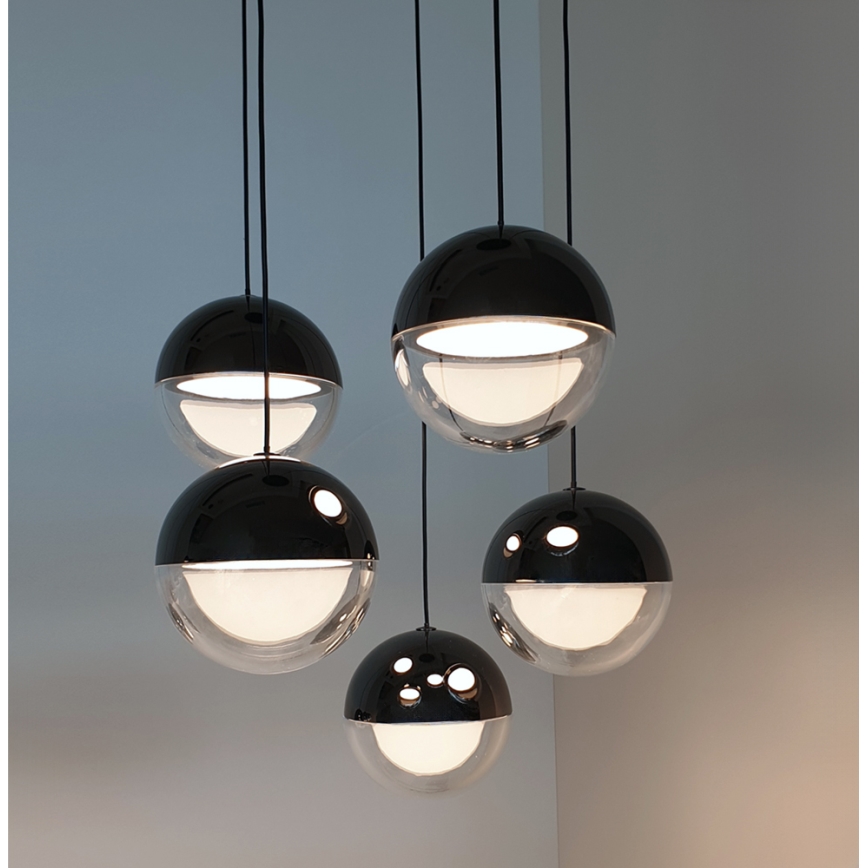 Suspension LED sur câble ZIREA LED/30W/230V noir