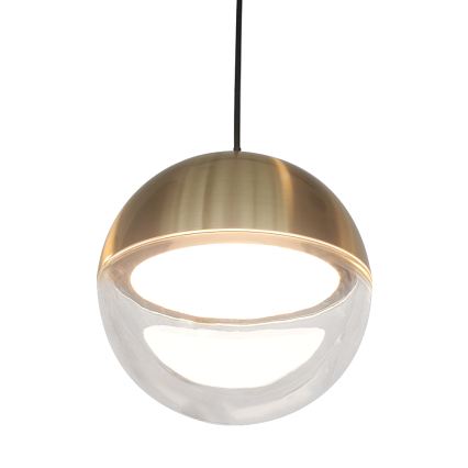Suspension LED sur câble ZIREA LED/7W/230V dorée