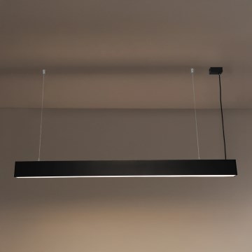 Suspension LED suspendue par câble 55W/230V 3000/4000/6500K 120 cm noire
