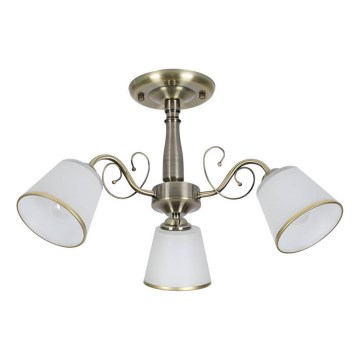 Suspension Losanna 3xE14/40W/230V en laiton