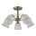 Suspension LOSANNA 5xE14/40W/230V en laiton