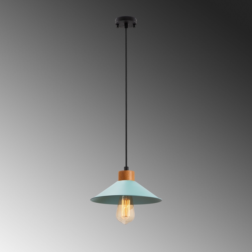 Suspension MANAVGAT 1xE27/40W/230V bleue/marron
