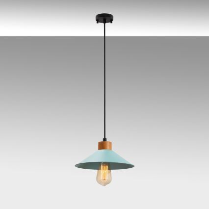 Suspension MANAVGAT 1xE27/40W/230V bleue/marron
