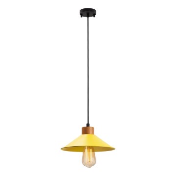 Suspension MANAVGAT 1xE27/40W/230V jaune/marron