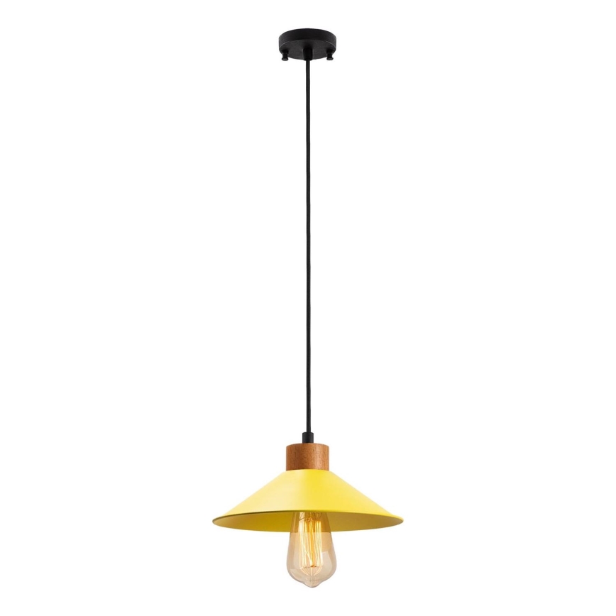 Suspension MANAVGAT 1xE27/40W/230V jaune/marron