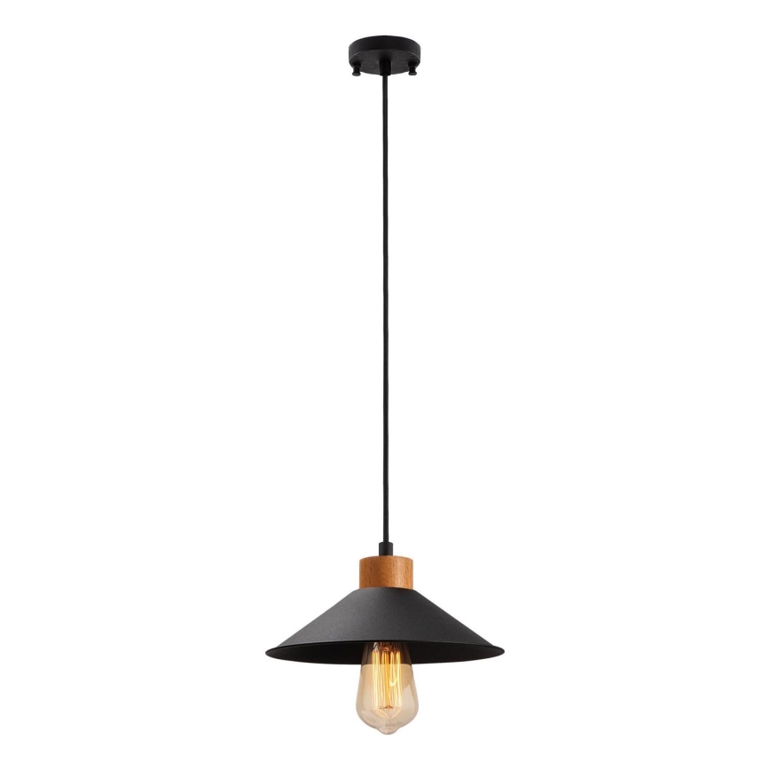 Suspension MANAVGAT 1xE27/40W/230V noir/marron