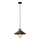 Suspension MANAVGAT 1xE27/40W/230V noir/marron