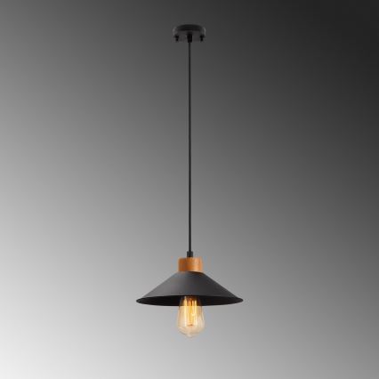 Suspension MANAVGAT 1xE27/40W/230V noir/marron