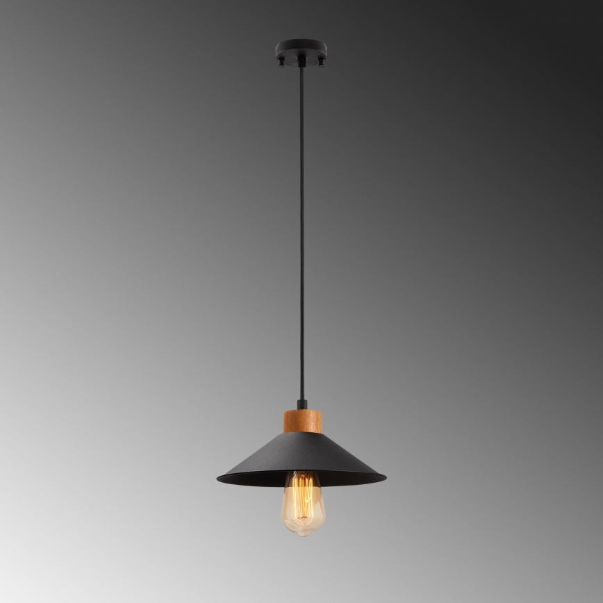 Suspension MANAVGAT 1xE27/40W/230V noir/marron