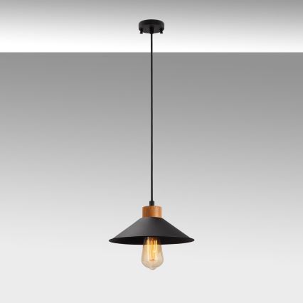 Suspension MANAVGAT 1xE27/40W/230V noir/marron