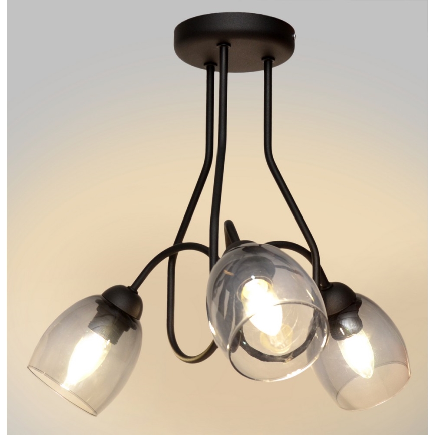 Suspension MARIETTA 3xE27/15W/230V