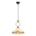 Suspension MONZA 1xE27/40W/230V diamètre 30 cm crème/bronzé
