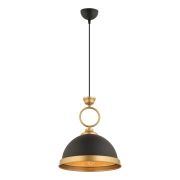 Suspension MONZA 1xE27/40W/230V diamètre 30 cm noir/bronzé