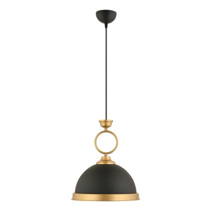 Suspension MONZA 1xE27/40W/230V diamètre 30 cm noir/bronzé