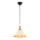 Suspension MONZA 1xE27/40W/230V Ø 25 cm crème/or