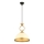 Suspension MONZA 1xE27/40W/230V Ø 26 cm crème/bronze