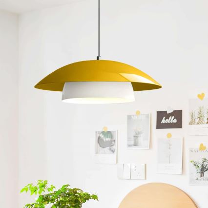 Suspension MOONLIGH 1xE27/40W/230V jaune