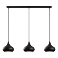 Suspension MUBA 3xE27/40W/230V noir