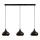 Suspension MUBA 3xE27/40W/230V noir