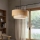 Suspension NATURA 1xE27/40W/230V marron