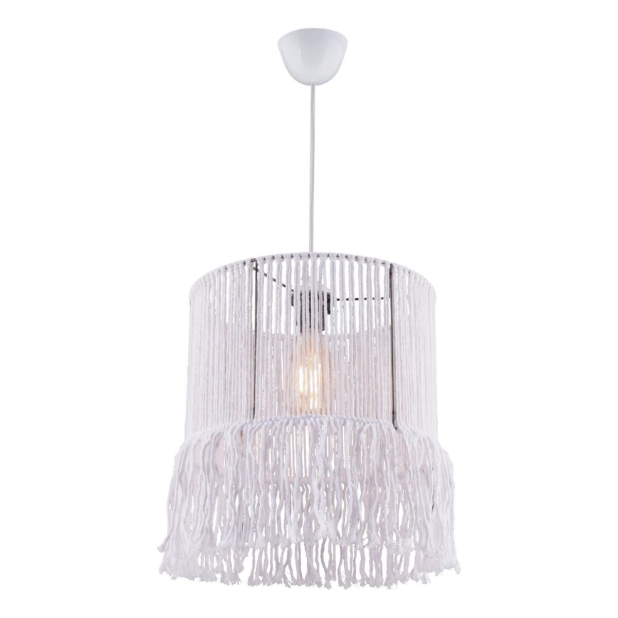Suspension NESS MACRAME 1xE27/40W/230V blanche