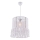 Suspension NESS MACRAME 1xE27/40W/230V blanche