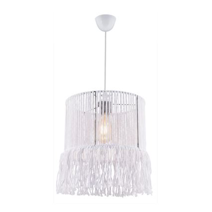 Suspension NESS MACRAME 1xE27/40W/230V blanche