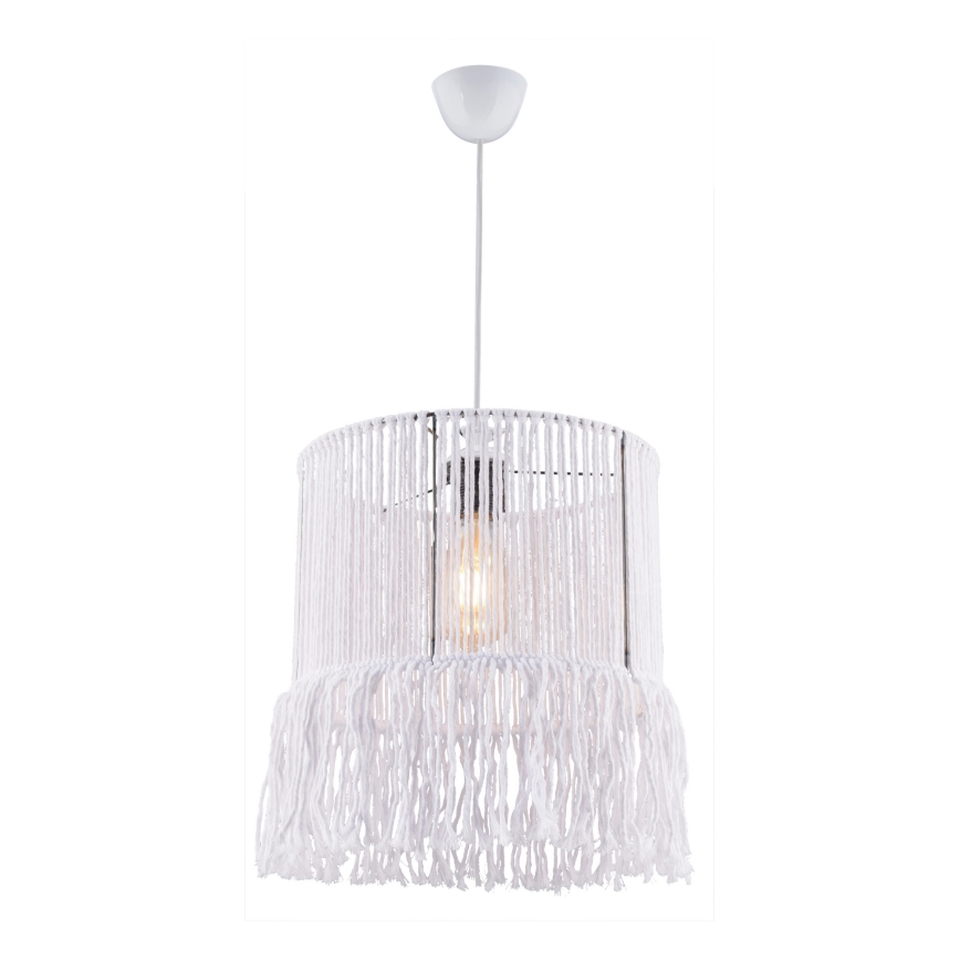 Suspension NESS MACRAME 1xE27/40W/230V blanche