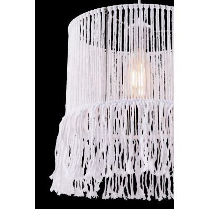 Suspension NESS MACRAME 1xE27/40W/230V blanche