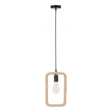 Suspension OSTOR 1xE27/40W/230V beige/noir