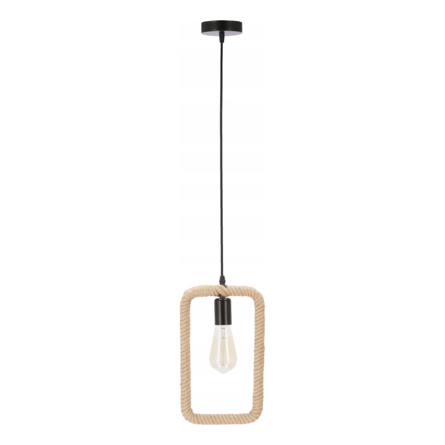 Suspension OSTOR 1xE27/40W/230V beige/noir