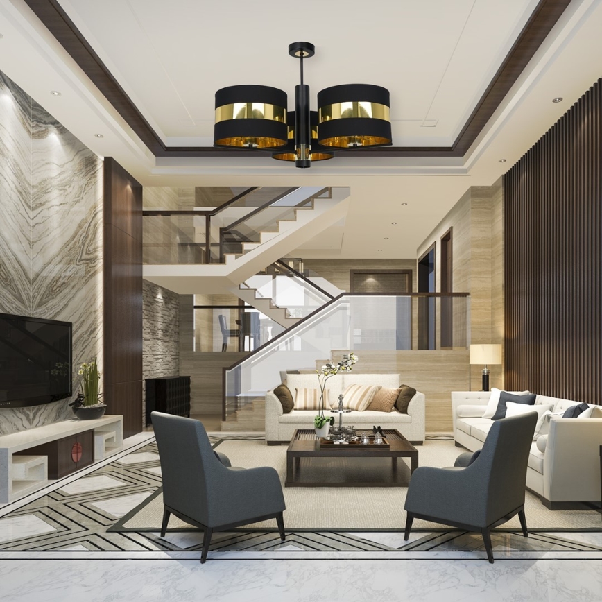 Suspension PALMIRA 3xE27/60W/230V