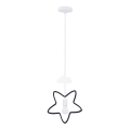 Suspension pour enfant STARS sur câble 1xE27/20W/230V noir/blanc