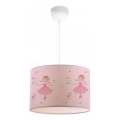 Suspension pour enfants CANDY 1xE27/40W/230V rose