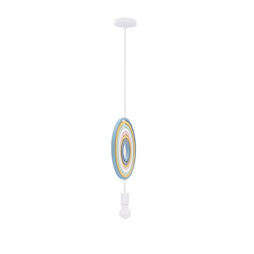Suspension pour enfants HOOPS 1xE27/20W/230V diamètre 27 cm multicolore