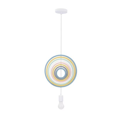 Suspension pour enfants HOOPS 1xE27/20W/230V diamètre 27 cm multicolore