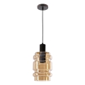 Suspension RADON 1xE27/40W/230V beige fumé