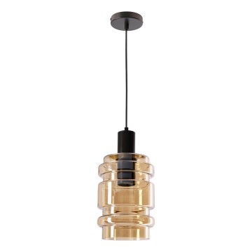 Suspension RADON 1xE27/40W/230V beige fumé