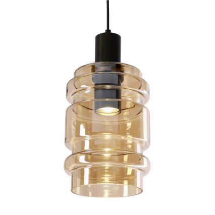 Suspension RADON 1xE27/40W/230V beige fumé